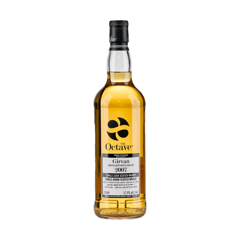 Duncan Taylor Octave Girvan 2007 11 Year Old Cask 2117967 Single Grain Scotch Whisky - Vintage Wine & Spirits