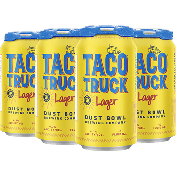 Dust Bowl Brewing Co. Taco Truck Lager Beer 6-Pack - Vintage Wine & Spirits