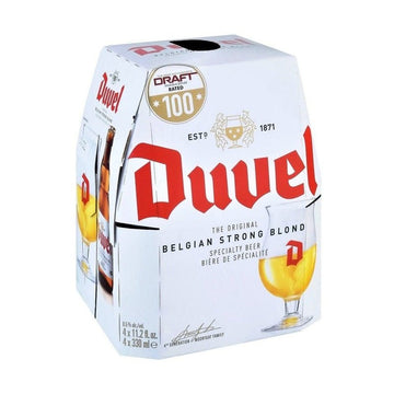 Duvel Belgian Strong Blond Beer 4-Pack - Vintage Wine & Spirits