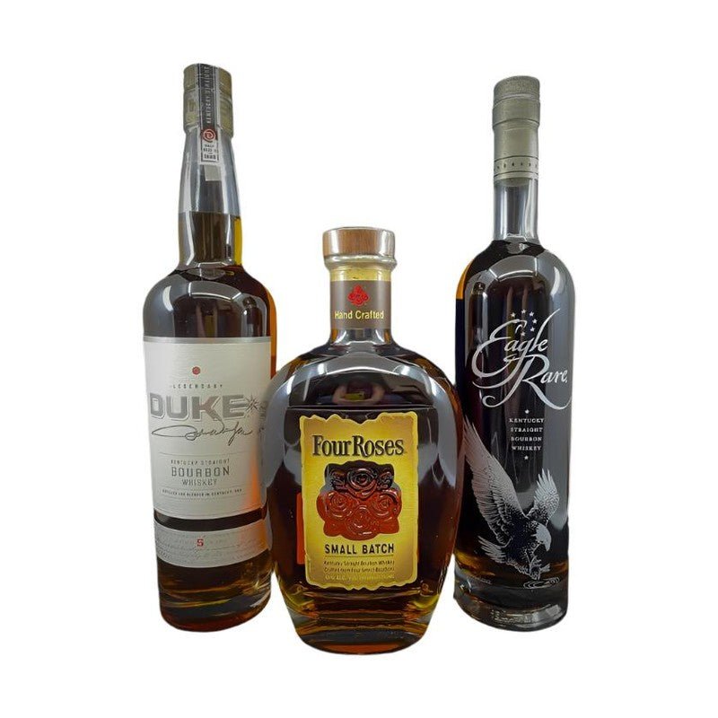 Eagle Rare, Four Roses, and Duke Bourbon Bundle - Vintage Wine & Spirits