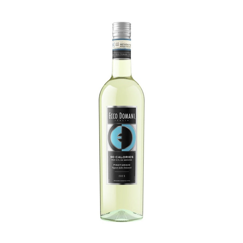 Ecco Domani 90 Calories Pinot Grigio 2023 bottle