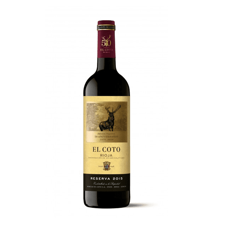 El Coto 50th Anniversary Rioja Reserva 2015 - Vintage Wine & Spirits