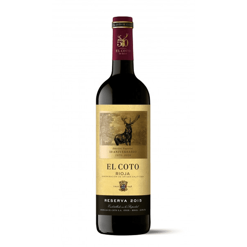 El Coto 50th Anniversary Rioja Reserva 2015 - Vintage Wine & Spirits