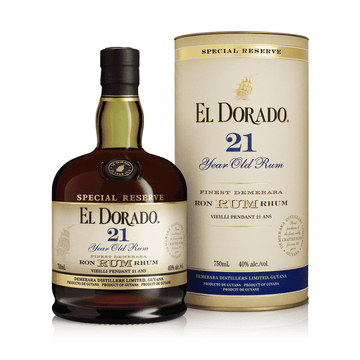 El Dorado 21 Year Old Special Reserve Finest Demerara Rum - Vintage Wine & Spirits