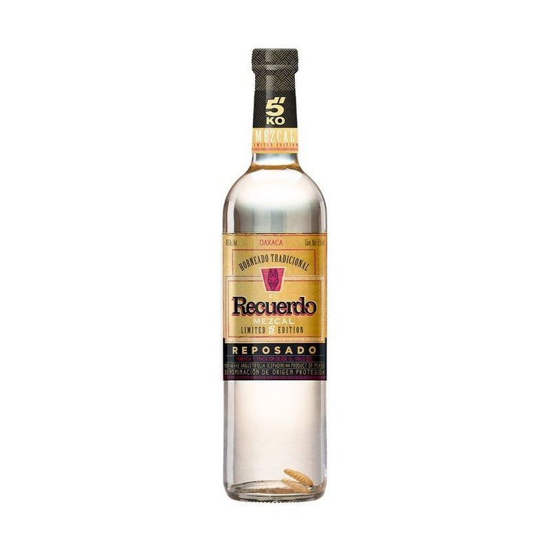 El Recuerdo 5'' Knock Out Reposado Mezcal Limited Edition - Vintage Wine & Spirits