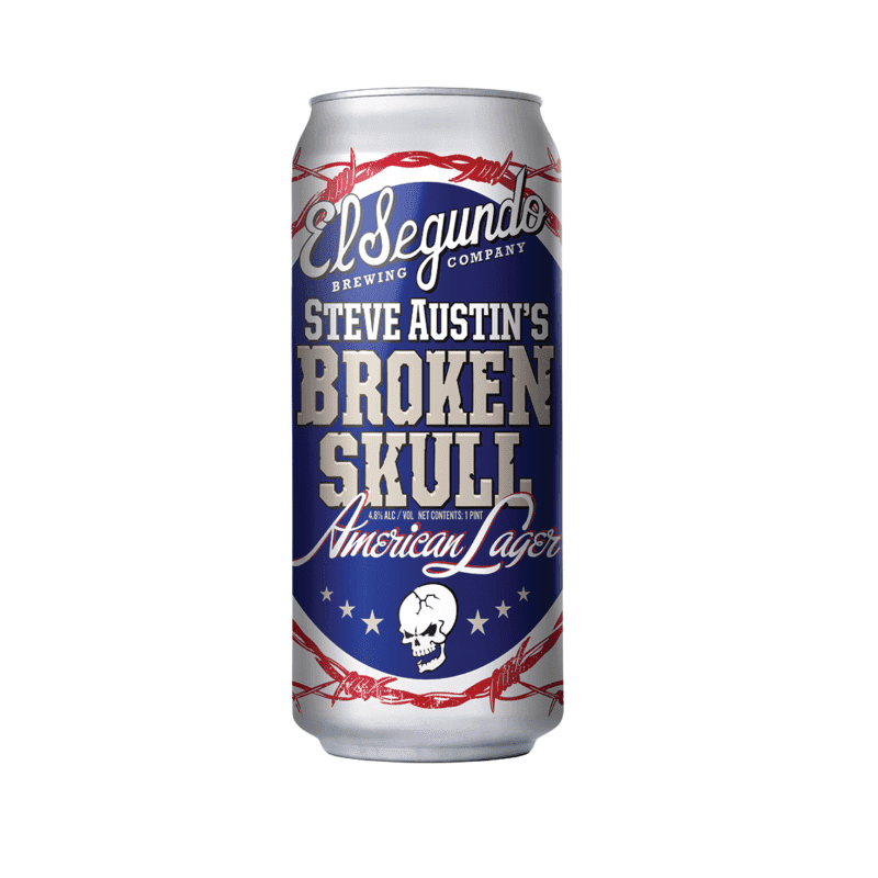 El Segundo Brewing Co. Steve Austin's Broken Skull American Lager Beer 4-Pack - Vintage Wine & Spirits