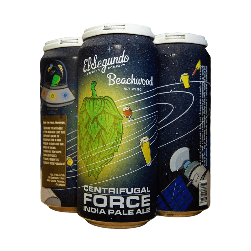 El Segundo Brewing Co. x Beachwood Brew 'Centrifugal Force' IPA Beer 4-Pack - Vintage Wine & Spirits