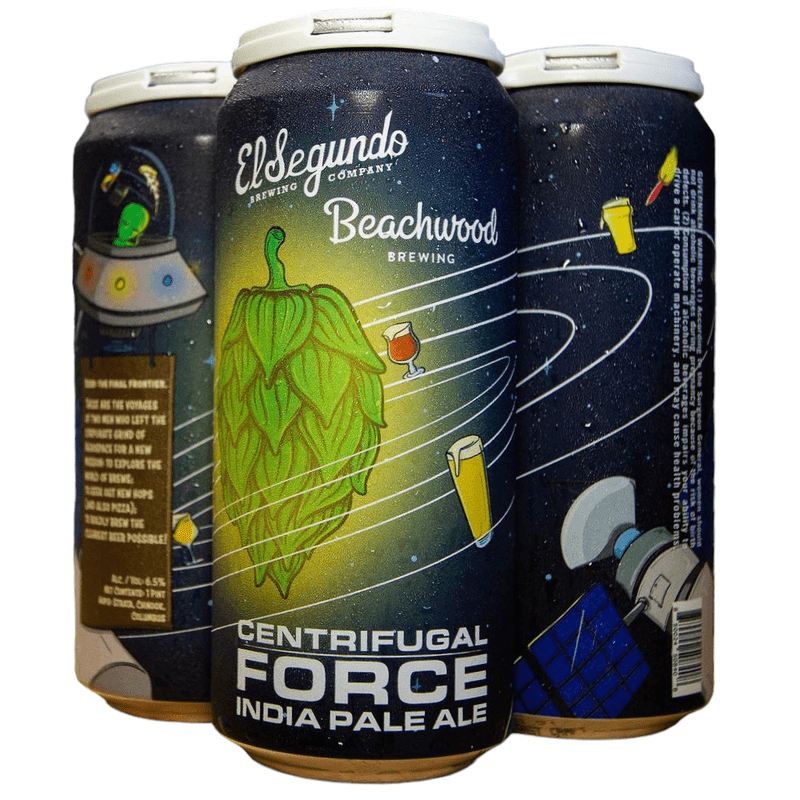 El Segundo Brewing Co. x Beachwood Brew 'Centrifugal Force' IPA Beer 4-Pack - Vintage Wine & Spirits