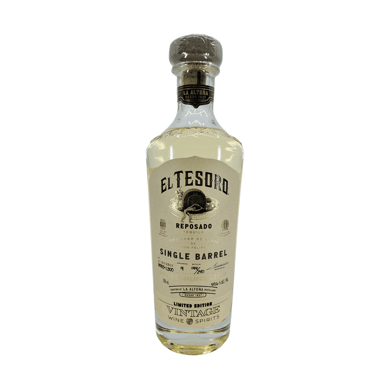 El Tesoro Single Barrel Private Selection Reposado Tequila - Vintage Wine & Spirits