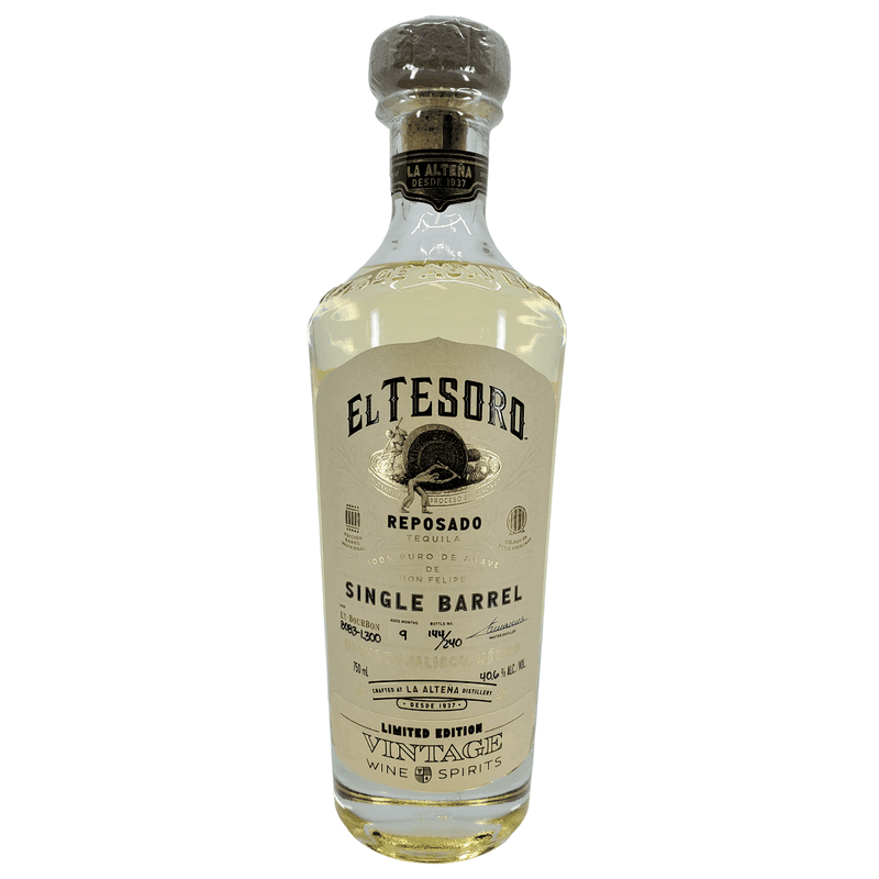 El Tesoro Single Barrel Private Selection Reposado Tequila - Vintage Wine & Spirits