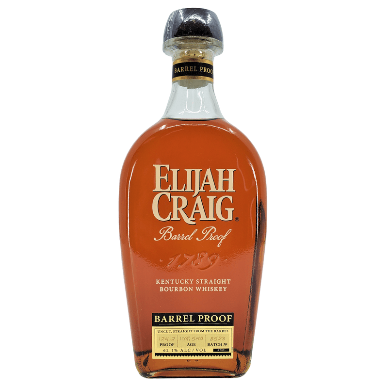 Elijah Craig 11 Year Old Barrel Proof Batch #B523 Kentucky Straight Bourbon Whiskey - Vintage Wine & Spirits