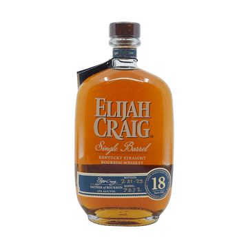 Elijah Craig 18 Year Old Single Barrel Kentucky Straight Bourbon Whiskey - Vintage Wine & Spirits