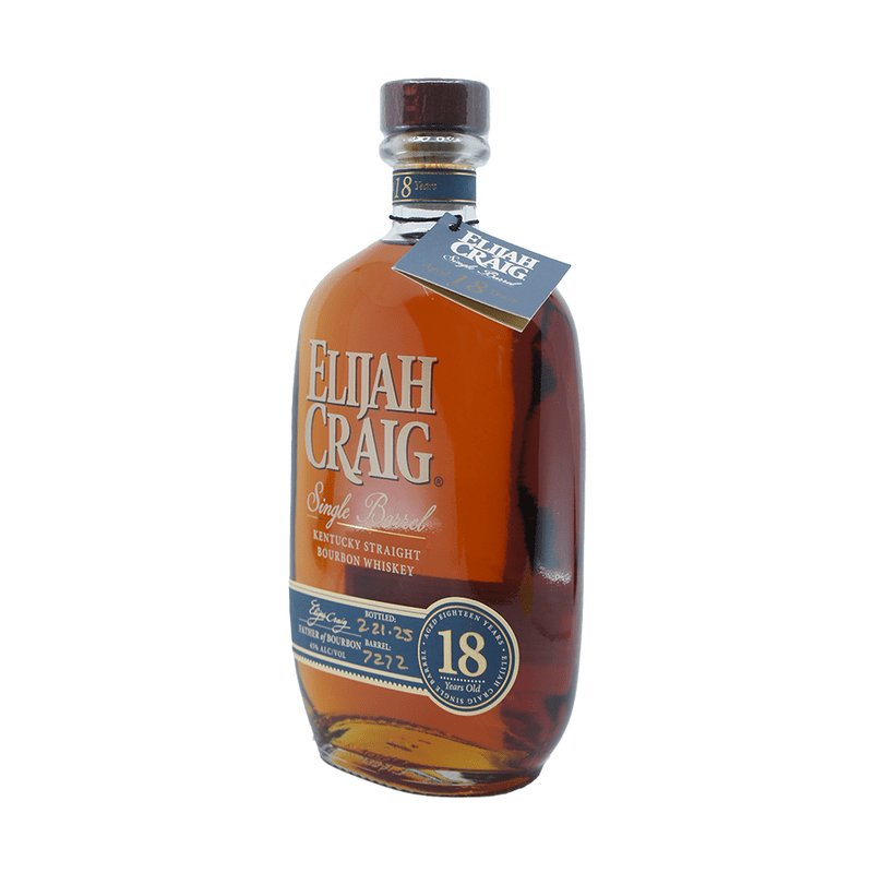 Elijah Craig 18 Year Old Single Barrel Kentucky Straight Bourbon Whiskey - Vintage Wine & Spirits