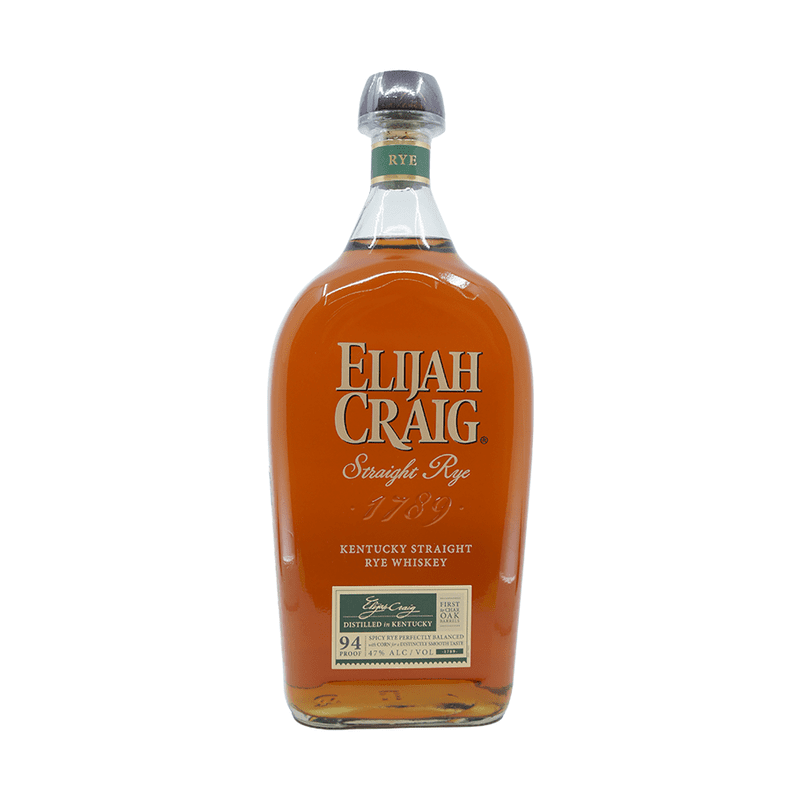 Elijah Craig Straight Rye 1.75 Liter - Vintage Wine & Spirits