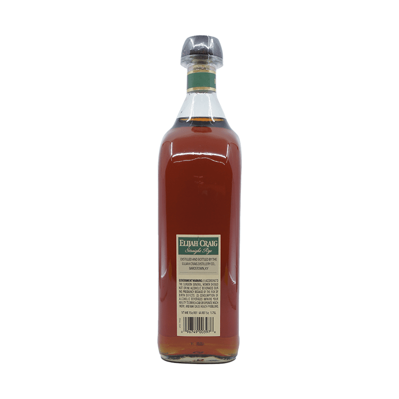 Elijah Craig Straight Rye 1.75 Liter - Vintage Wine & Spirits