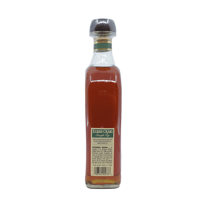Elijah Craig Straight Rye Kentucky Straight Rye Whiskey - Vintage Wine & Spirits