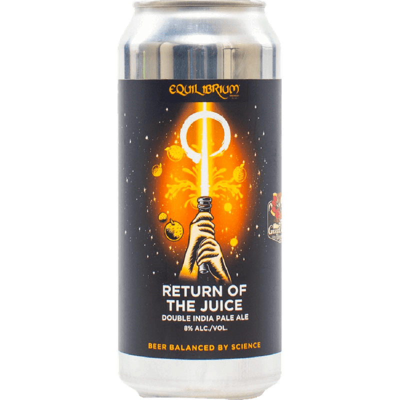 Equilibrium x Great Notion Brewing 'Return Of The Juice' Double IPA 4-Pack - LoveScotch.com 