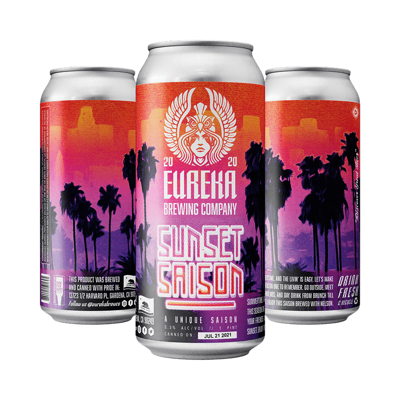 Eureka Brewing Co. 'Sunset Saison' Beer 4-Pack - Vintage Wine & Spirits