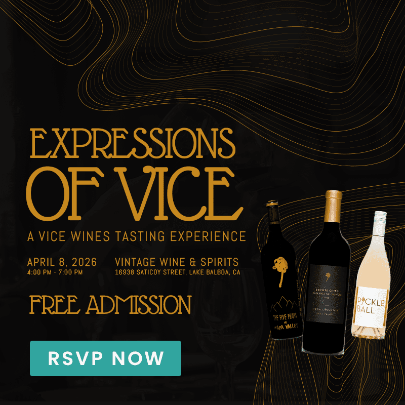 Expressions of Vice: Free Napa Wine Tasting Experience - Vintage Wine & Spirits