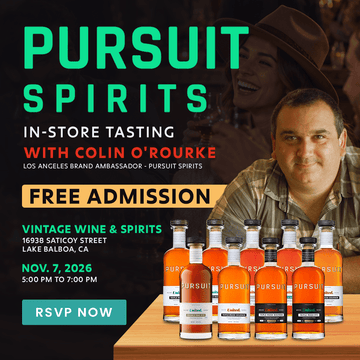 FREE Bourbon & Rye Tasting Featuring Pursuit Spirits - Vintage Wine & Spirits