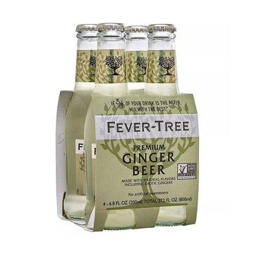 Fever-Tree Premium Ginger Beer 4-Pack - Vintage Wine & Spirits