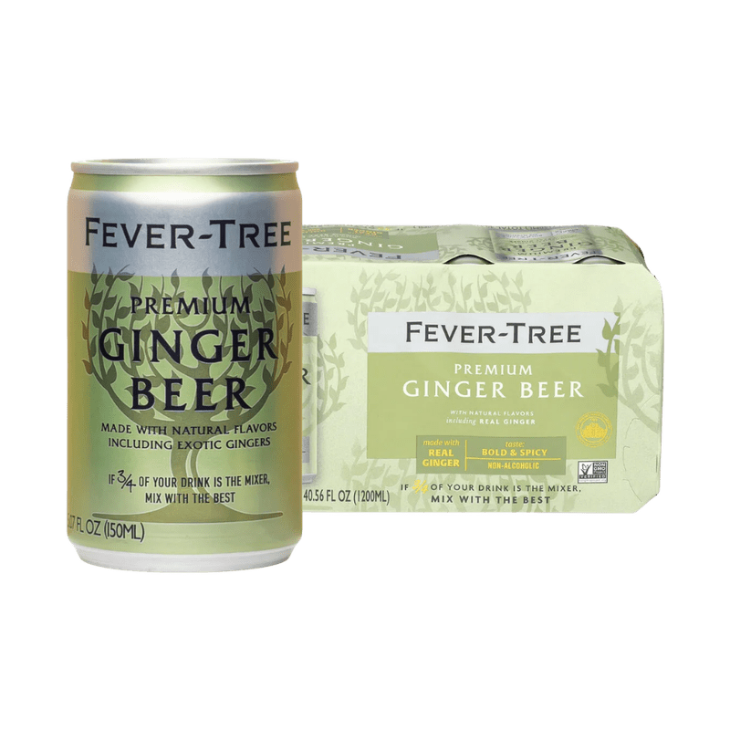 Fever Tree Premium Ginger Beer 8-pack 5.07oz cans - Vintage Wine & Spirits