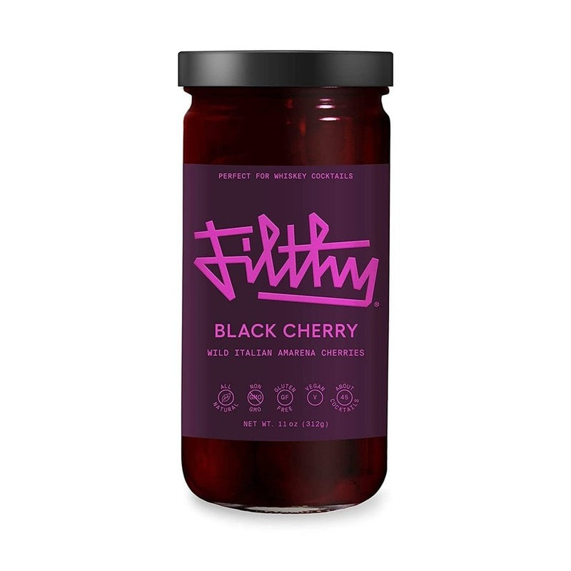 Filthy Food Black Cherry Cocktail Garnish 11oz - Vintage Wine & Spirits