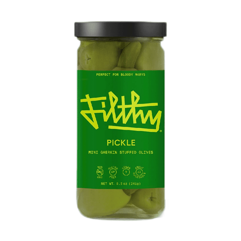 Filthy Pickle Olives Cocktail Garnish 8.5oz - Vintage Wine & Spirits