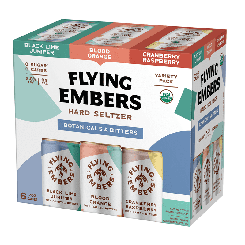 Flying Embers Botanicals & Bitters Hard Seltzer Variety 6-Pack - Vintage Wine & Spirits