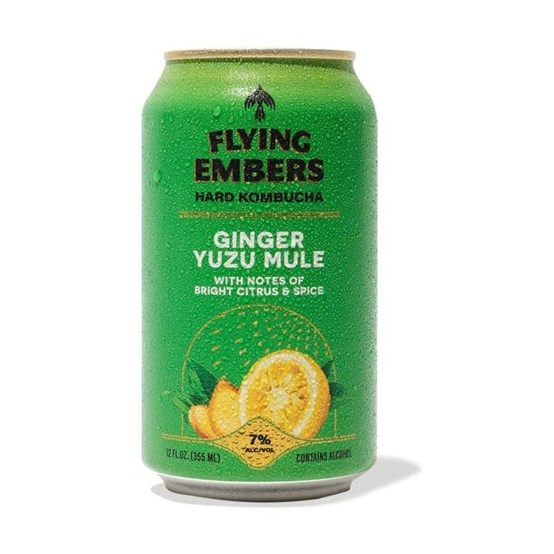 Flying Embers Ginger Yuzu Mule Hard Kombucha 6-Pack - Vintage Wine & Spirits