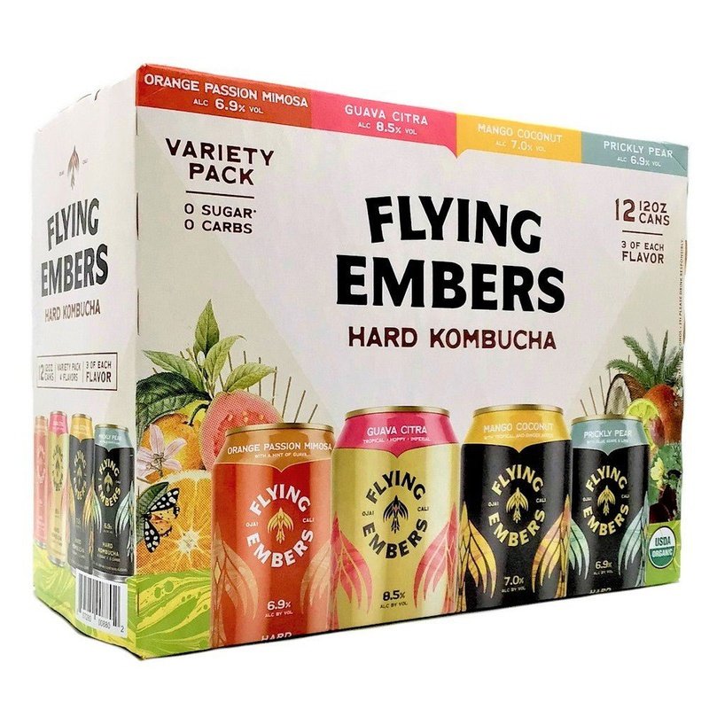 Flying Embers High ABV Heaven Hard Kombucha Variety 12-Pack - Vintage Wine & Spirits