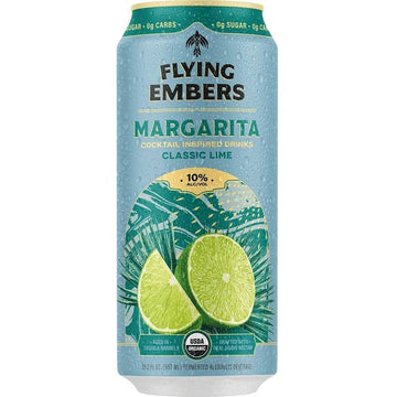 Flying Embers Margarita Classic Lime Cocktail 19.2oz - Vintage Wine & Spirits