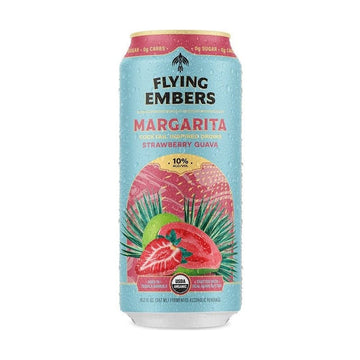 Flying Embers Margarita Strawberry Guava Cocktail 19.2oz - Vintage Wine & Spirits