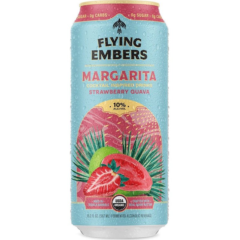 Flying Embers Margarita Strawberry Guava Cocktail 19.2oz - Vintage Wine & Spirits