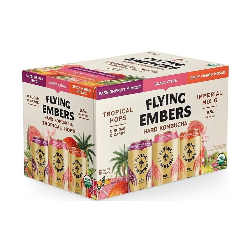 Flying Embers Tropical Hops Hard Kombucha Variety 6-Pack - Vintage Wine & Spirits