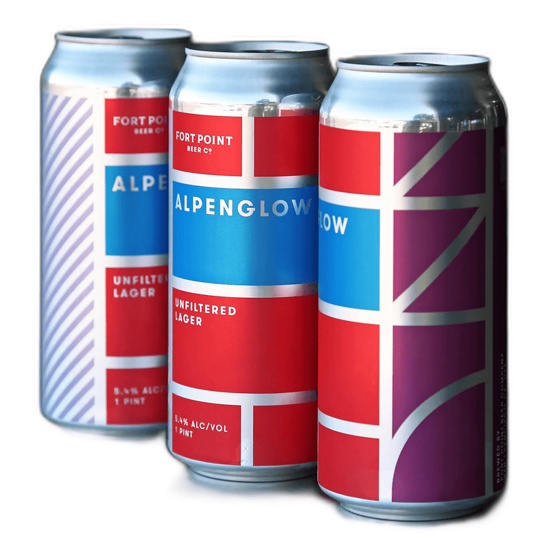 Fort Point Alpenglow Unfiltered Lager Beer 4-Pack - Vintage Wine & Spirits
