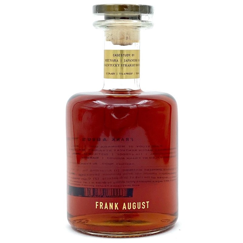 Frank August Mizunara Japanese Oak Small Batch Kentucky Straight Bourbon Whiskey - Vintage Wine & Spirits