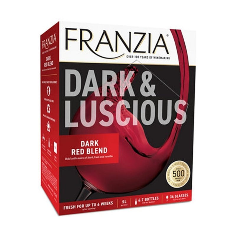 Franzia Dark Red Blend Boxed Wine 5L - 34 Servings - Vintage Wine & Spirits