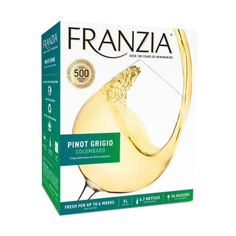 Franzia Pinot Grigio Colombard Wine 5L Box - Vintage Wine & Spirits