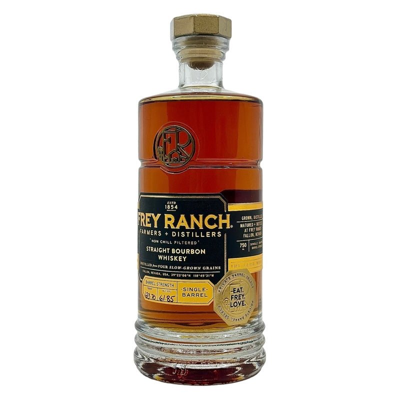 Frey Ranch Single Barrel 'Eat. Frey. Love' Straight Bourbon Whiskey - Vintage Wine & Spirits