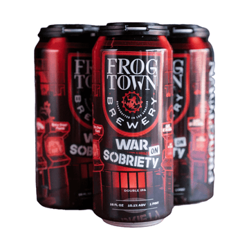Frogtown Brewery 'War on Sobriety' DIPA Beer 4-Pack - Vintage Wine & Spirits