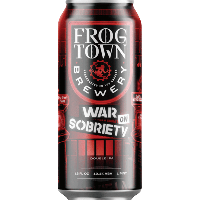 Frogtown Brewery 'War on Sobriety' DIPA Beer Single Can - Vintage Wine & Spirits