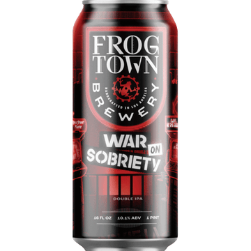 Frogtown Brewery 'War on Sobriety' DIPA Beer Single Can - Vintage Wine & Spirits