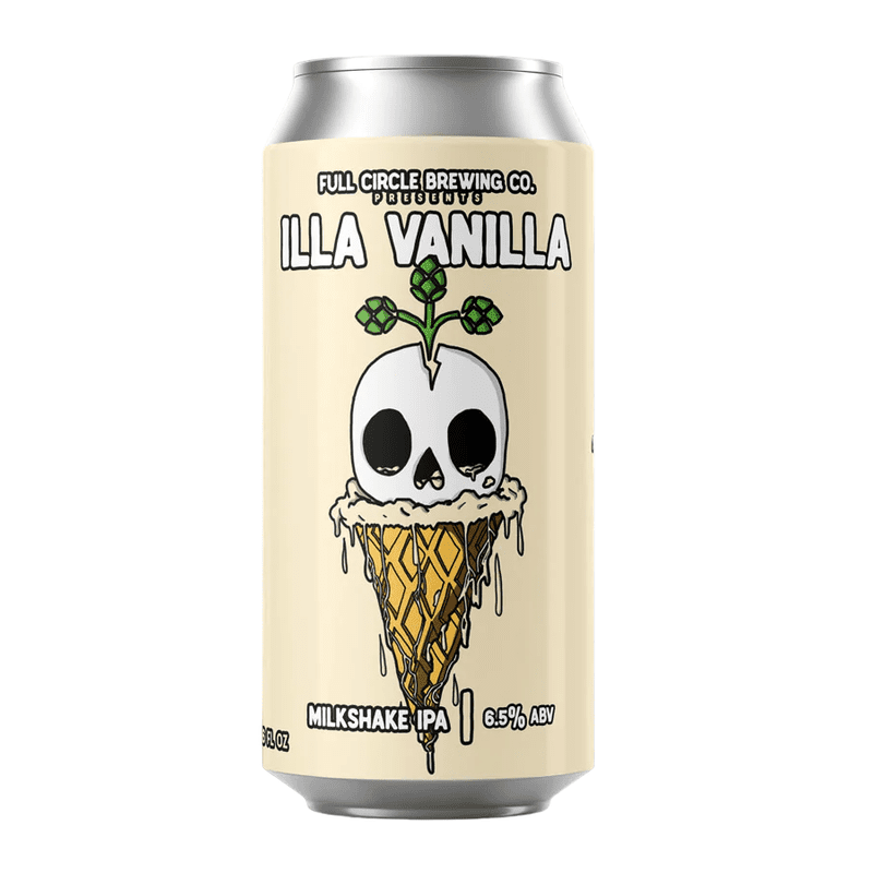 Full Circle Brewing Co. Illa Vanilla Milkshake IPA Beer 6-Pack - Vintage Wine & Spirits