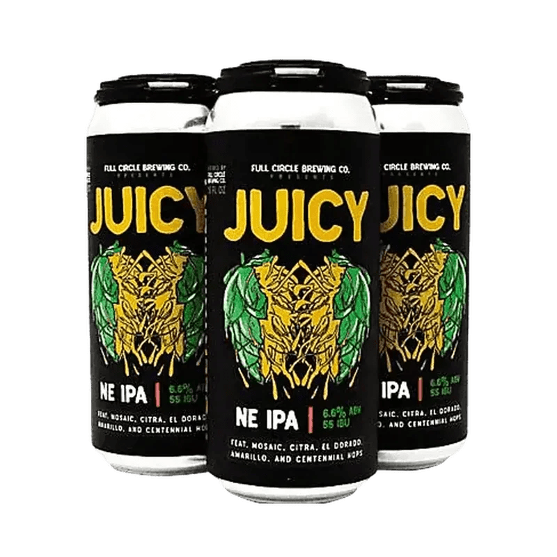 Full Circle Brewing Co. 'Juicy Hazy IPA' 4-Pack - Vintage Wine & Spirits
