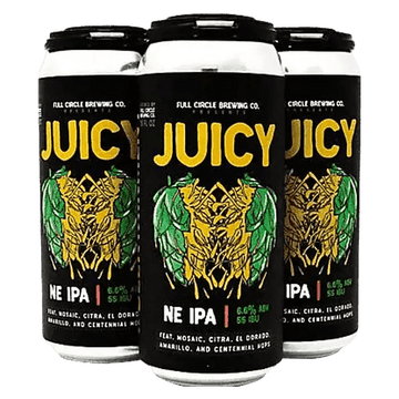 Full Circle Brewing Co. 'Juicy Hazy IPA' 4-Pack - Vintage Wine & Spirits