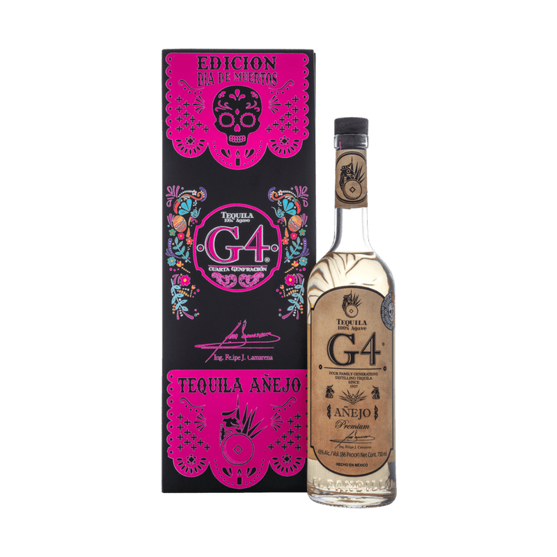 G4 Día de Muertos Añejo Tequila Black Box - Vintage Wine & Spirits