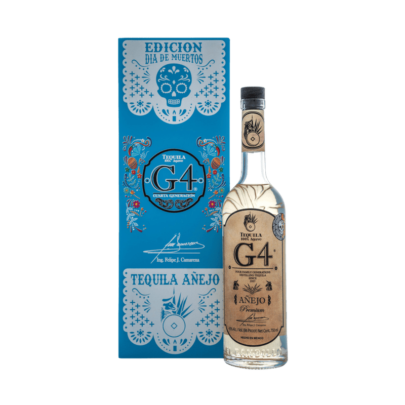 G4 Día de Muertos Añejo Tequila Blue Box - Vintage Wine & Spirits