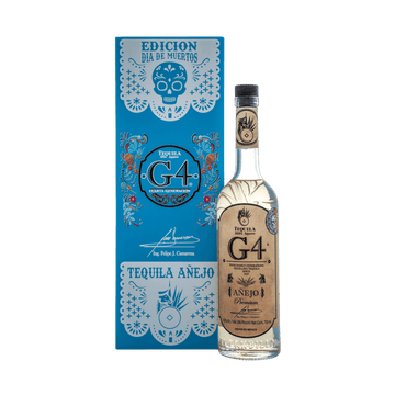 G4 Día de Muertos Añejo Tequila Blue Box - Vintage Wine & Spirits
