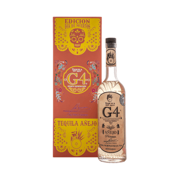 G4 Día de Muertos Añejo Tequila Orange Box - Vintage Wine & Spirits